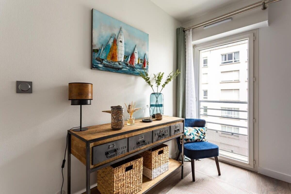 Le Saint Helier -Appartement Cosy Et Calme Parking Rennes Esterno foto